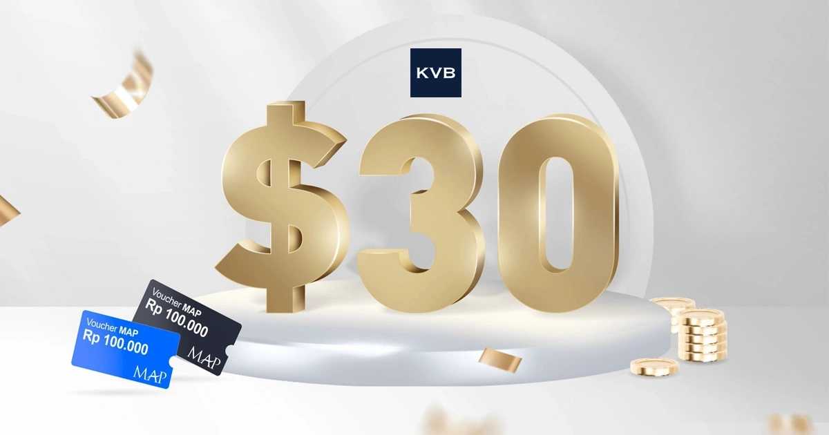KVB $30 Forex Welcome Bonus for Instant Trading Power