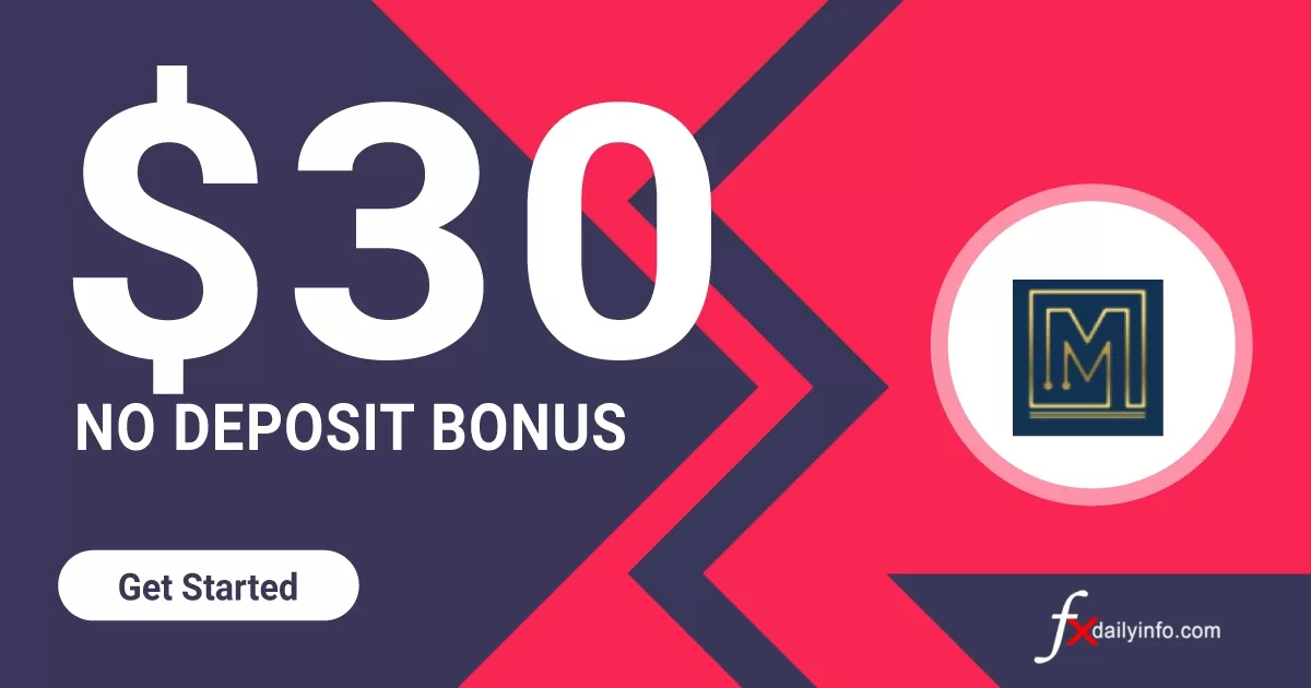 30 USD Forex No Deposit Bonus from MplusFX