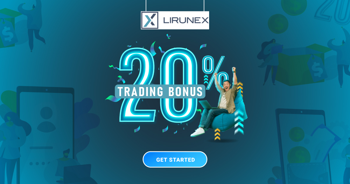 Forex 20% Tradiing Bonus by Lirunex for traders!