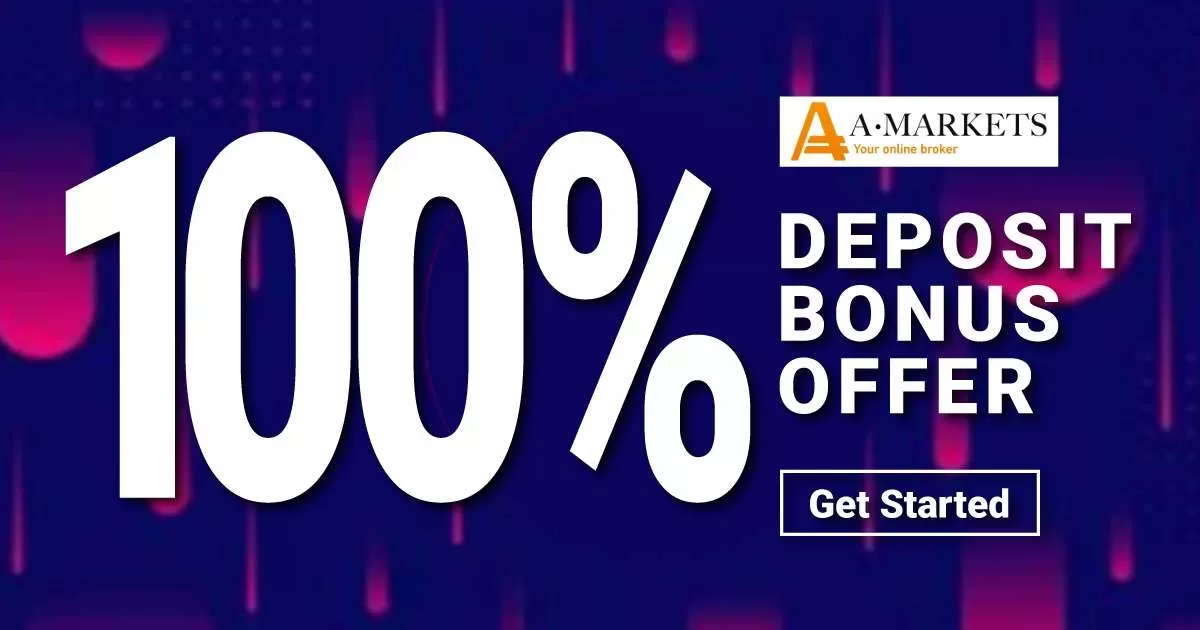 Enjoy AMarkets 100% Forex Deposit Bonus