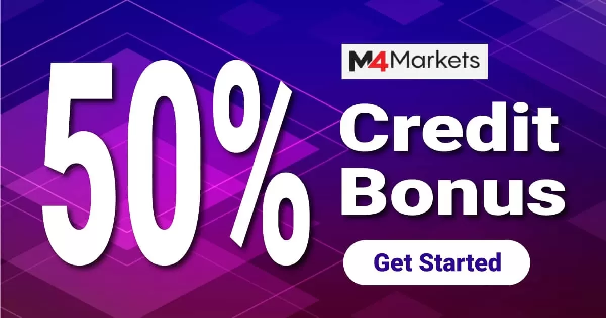 Get Free 50% Welcome Credit Bonus up to $5000 on M4Markets