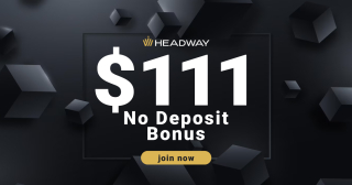 Headway offers a $111 No Deposit Bonus Forex
