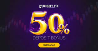Get a 50% Forex Deposit Bonus offered by RightFX