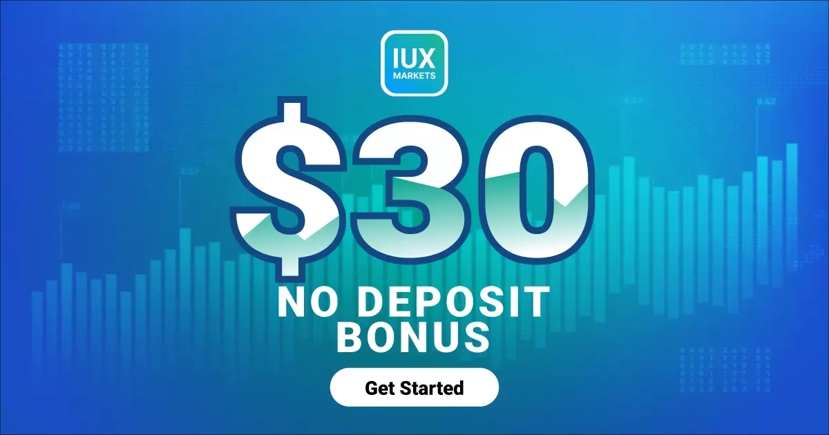IUX Markets $30 Welcome Standard Account No Deposit Bonus