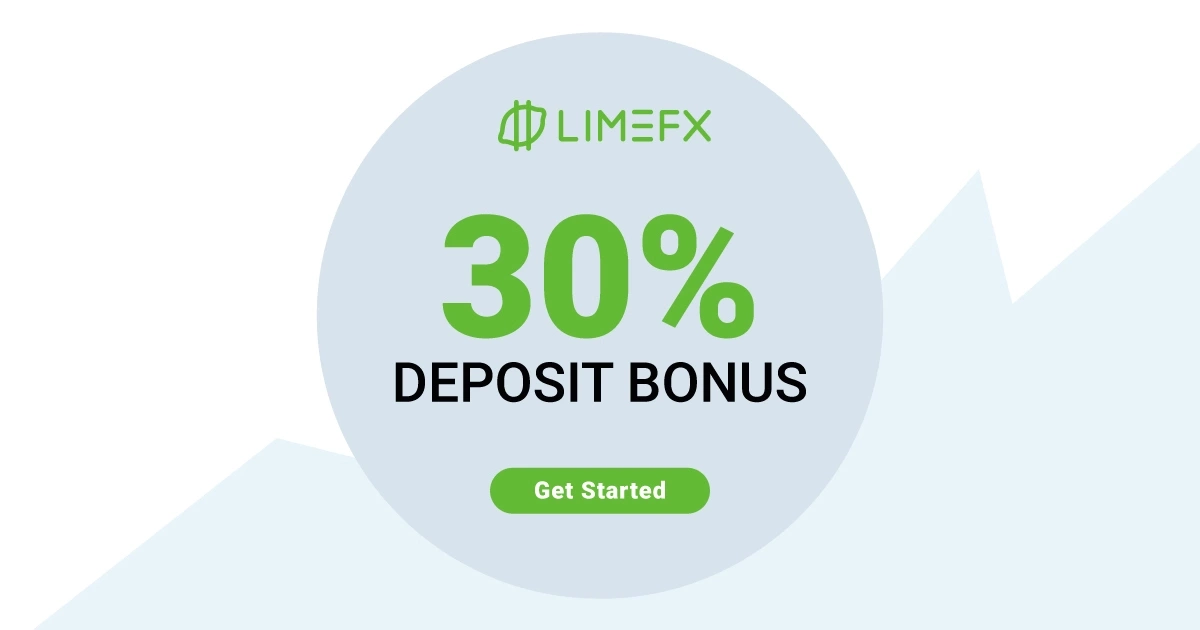 Get a Forex 30% First Deposit Bonus from LimeFX