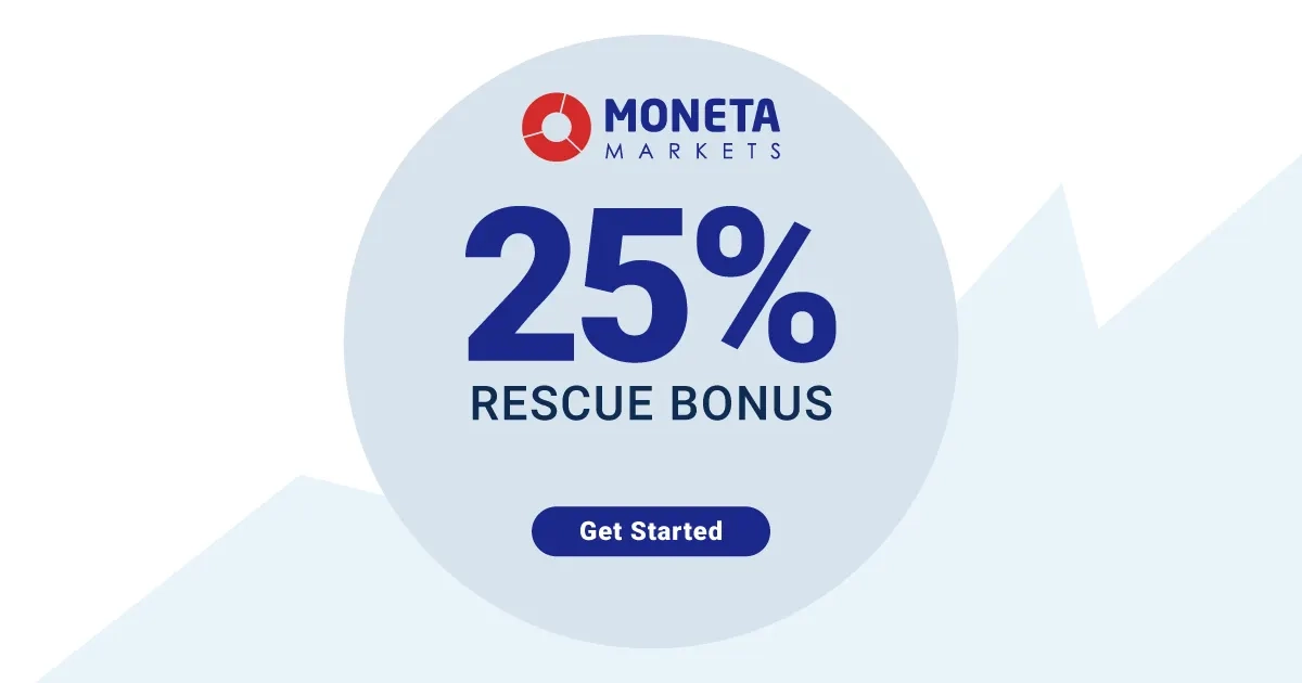 Receive a Forex 25% Rescue Bonus from Moneta Markets