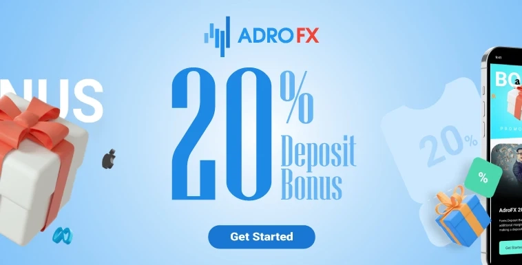 Get a Forex 20 Percent Deposit Bonus by AdroFX
