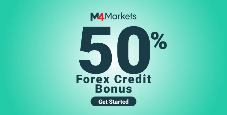 Latest Forex 50% Credit Bonus from M4Markets