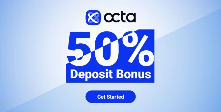 50% Bonus per deposit from the OctaFX