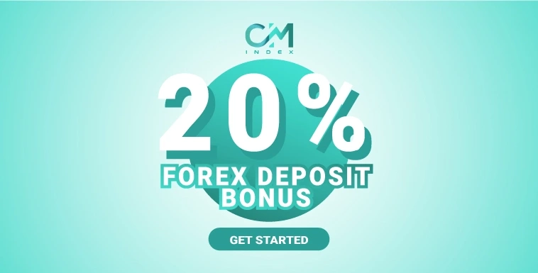 CM index offers a 20% Surprising Lifetime Deposit Bonus