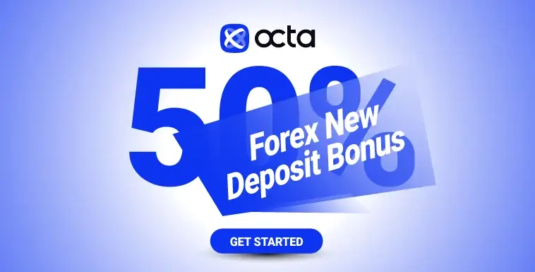 Octa Offers a New Forex 50% Free Trading Deposit Bonus