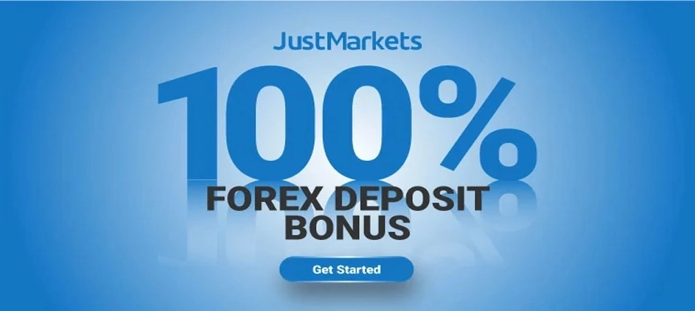 Explore the JustMarkets 100% Forex Deposit Bonus