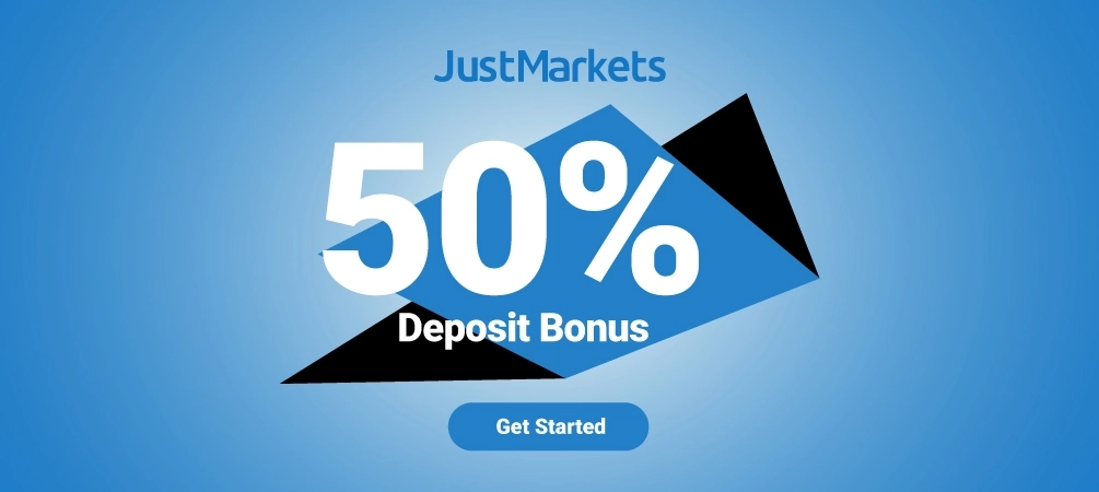 Exclusive 50% Forex Deposit Bonus from JustMarkets