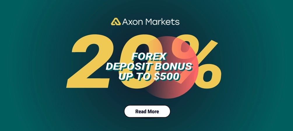 Axon Markets offers a 20% Forex Trading Deposit Bonus