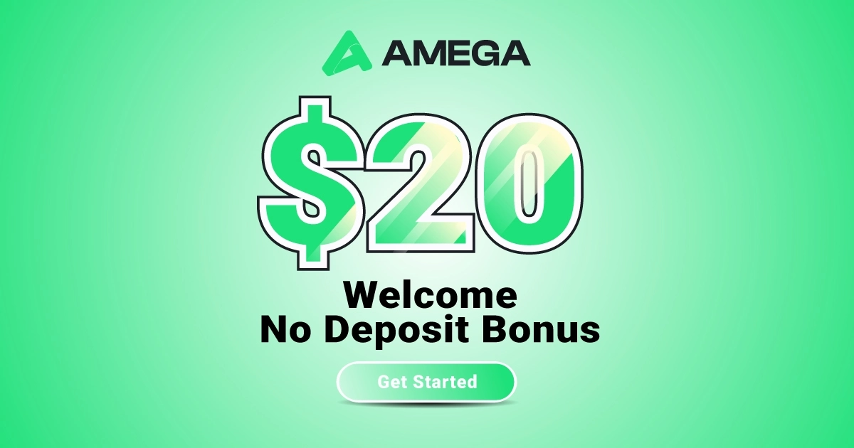 AmegaFX $20 No Deposit Welcome Bonus Account