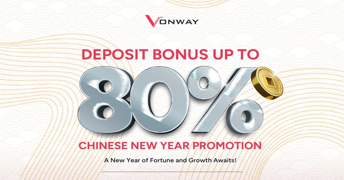 Vonway Forex Chinese New Year Deals Up to 80% Bonus