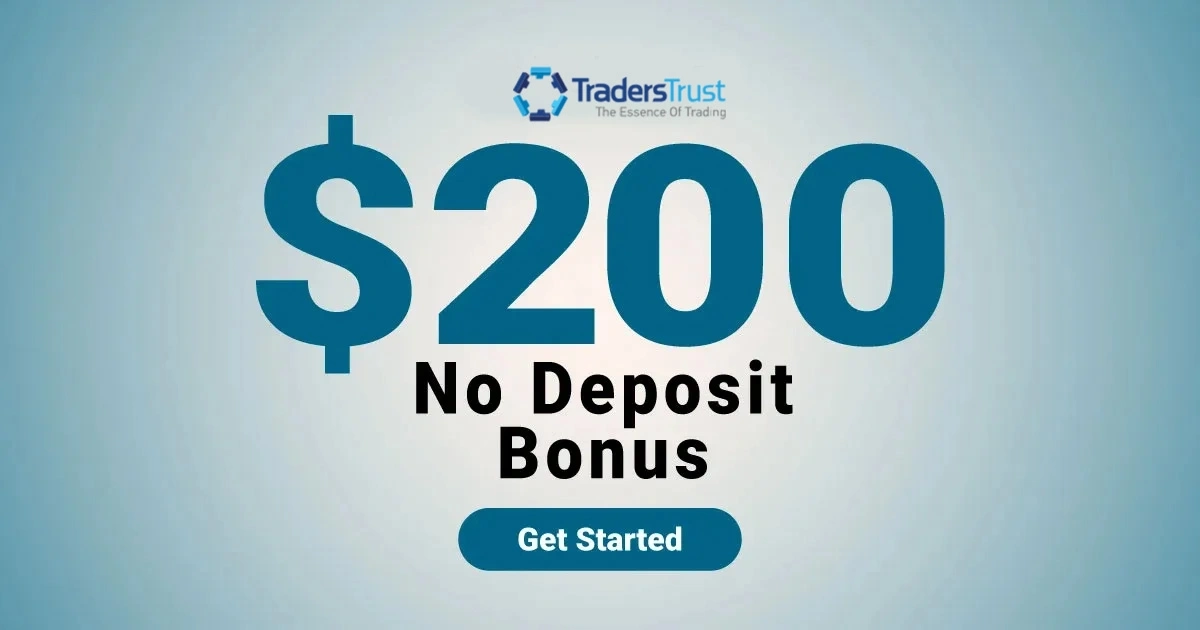 Traders Trust $200 No Deposit Bonus Trade on the MT4