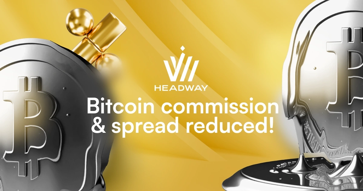 Headway Reduces BTC Trading Commissions by 65%