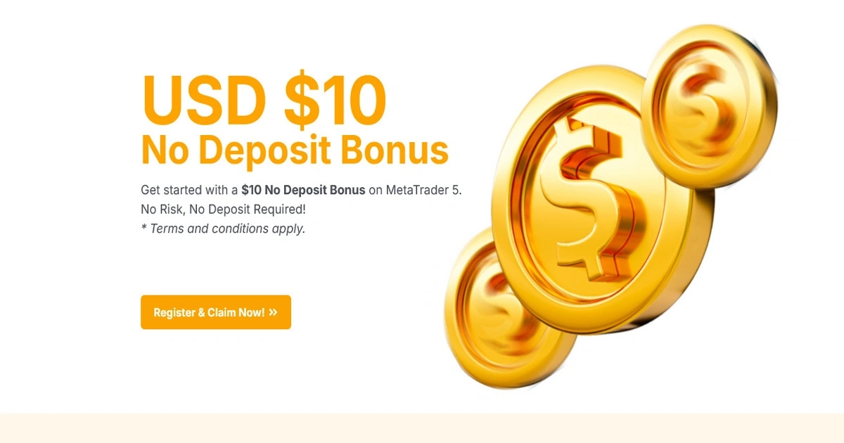 Claim Your $10 Forex No Deposit Bonus on MetaTrader 5