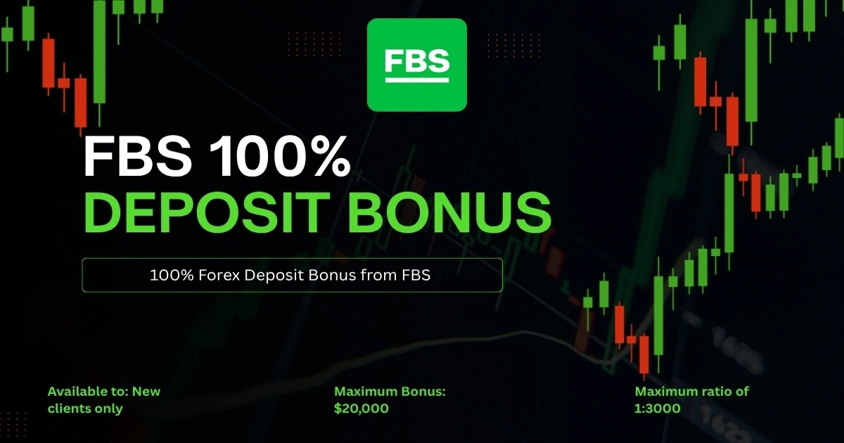 100% Deposit Bonus from FBS Start Trading with Double Fund