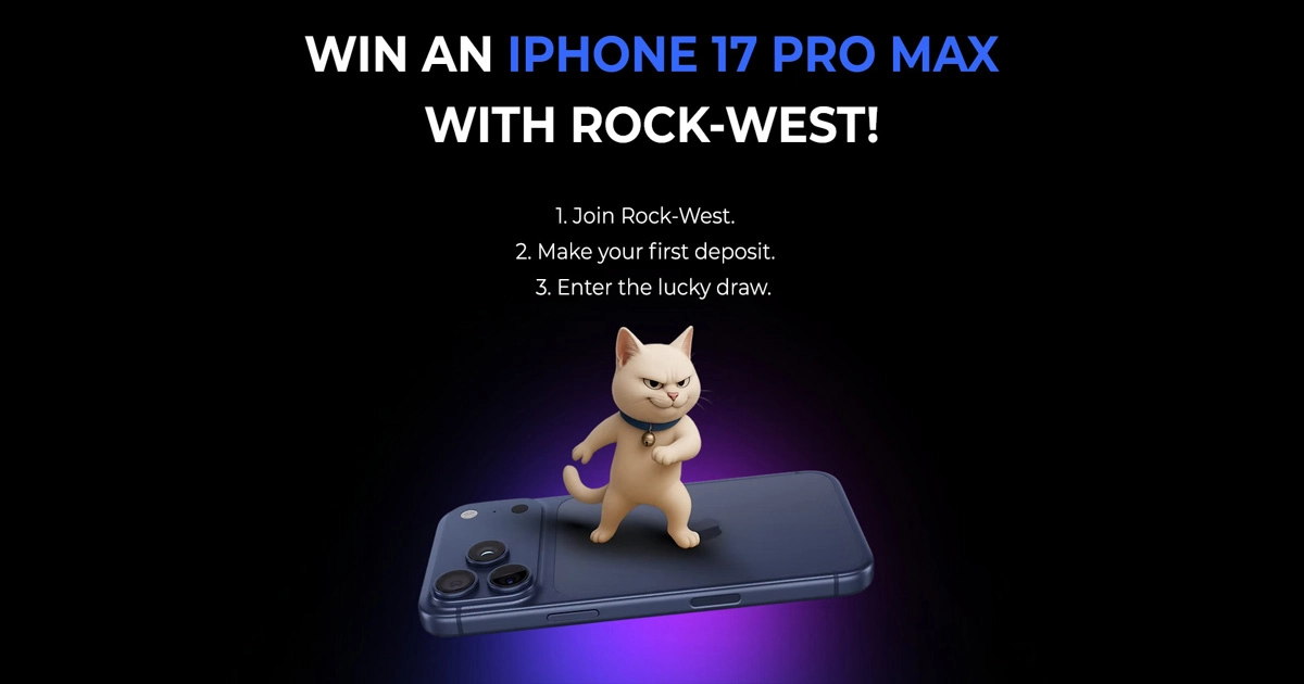 Free Entry Win an iPhone 17 Pro Max with Rock-West