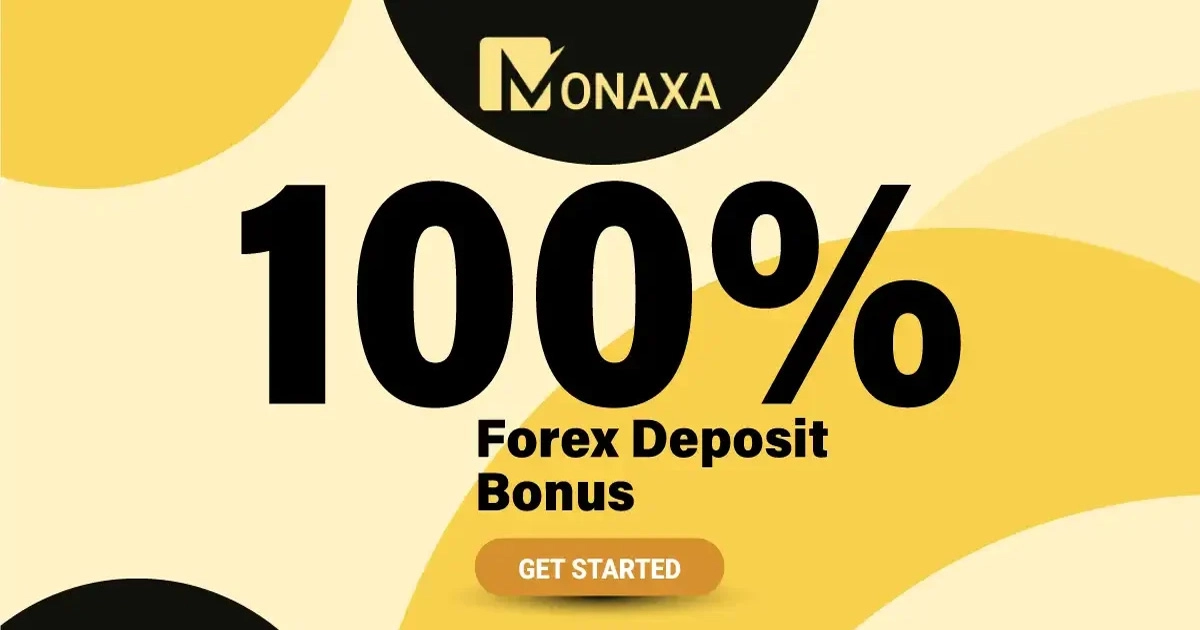 Monaxa Lifetime Offers 100% Deposit Bonus for MT4 and MT5