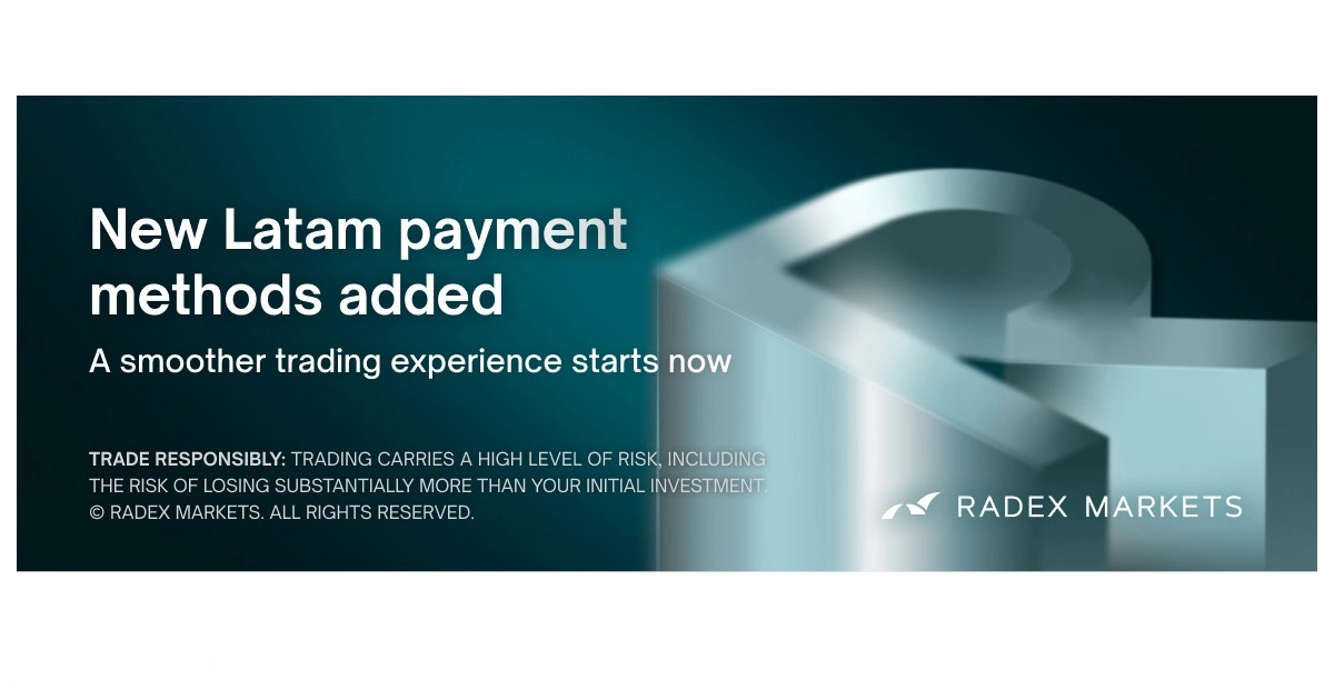 RADEX MARKETS Payment Upgrade, PayRetailers for LATAM Traders