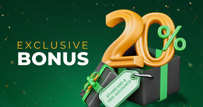 Valetax is offering a 20% Exclusive Bonus today