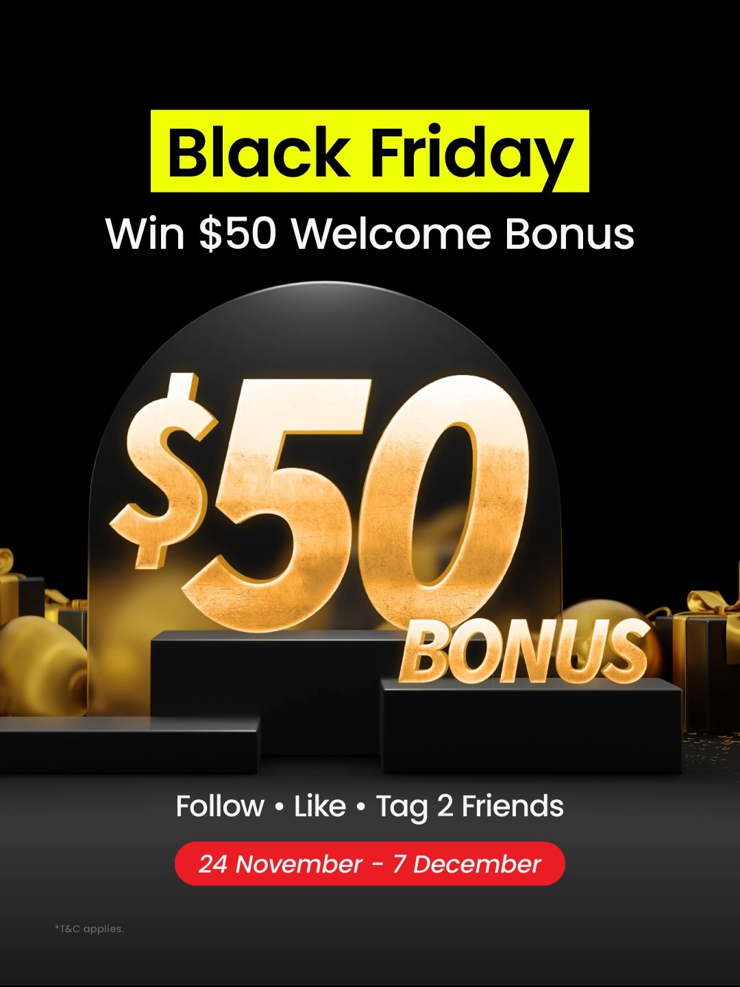 Doo Prime $50 Black Friday Welcome Bonus offer