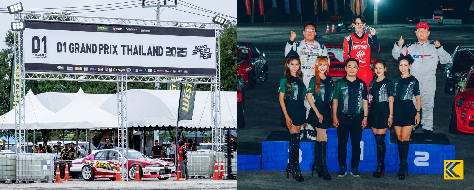KCM Trade Drift Team triumphs at Thailand D1 Championship