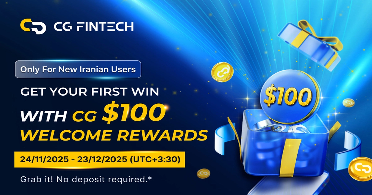 CG FinTech $100 Welcome Bonus, No Deposit Required