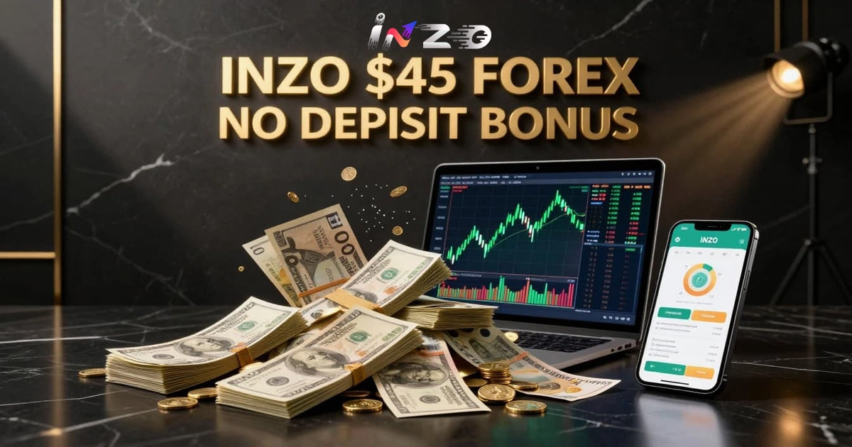 Claim Inzo $45 Forex No Deposit Bonus and Start Trading