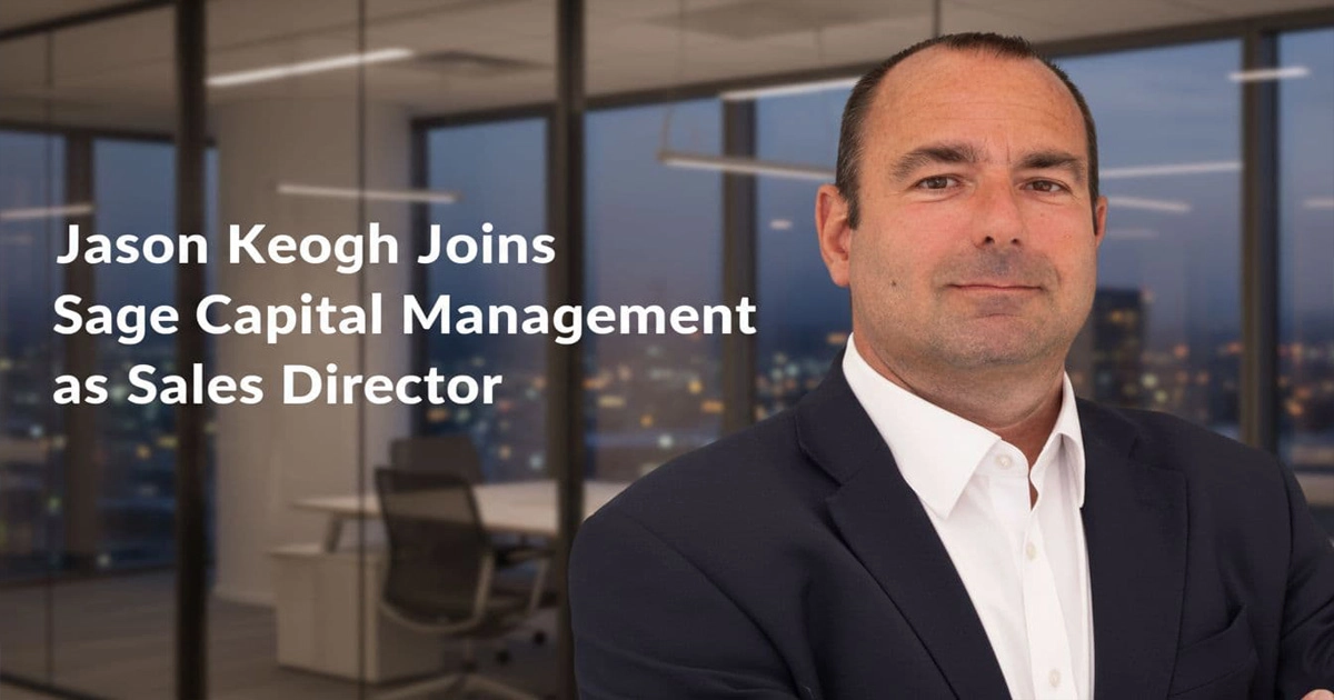 Jason Keogh joins Sage Capital Management as Sales Director