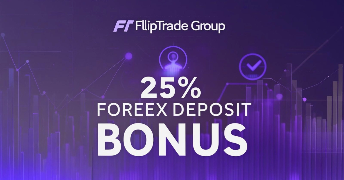 Claim the FlipTrade Group 25% Forex Deposit Bonus