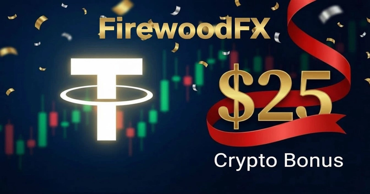 Claim the FirewoodFX $25 Crypto Bonus and start trading today