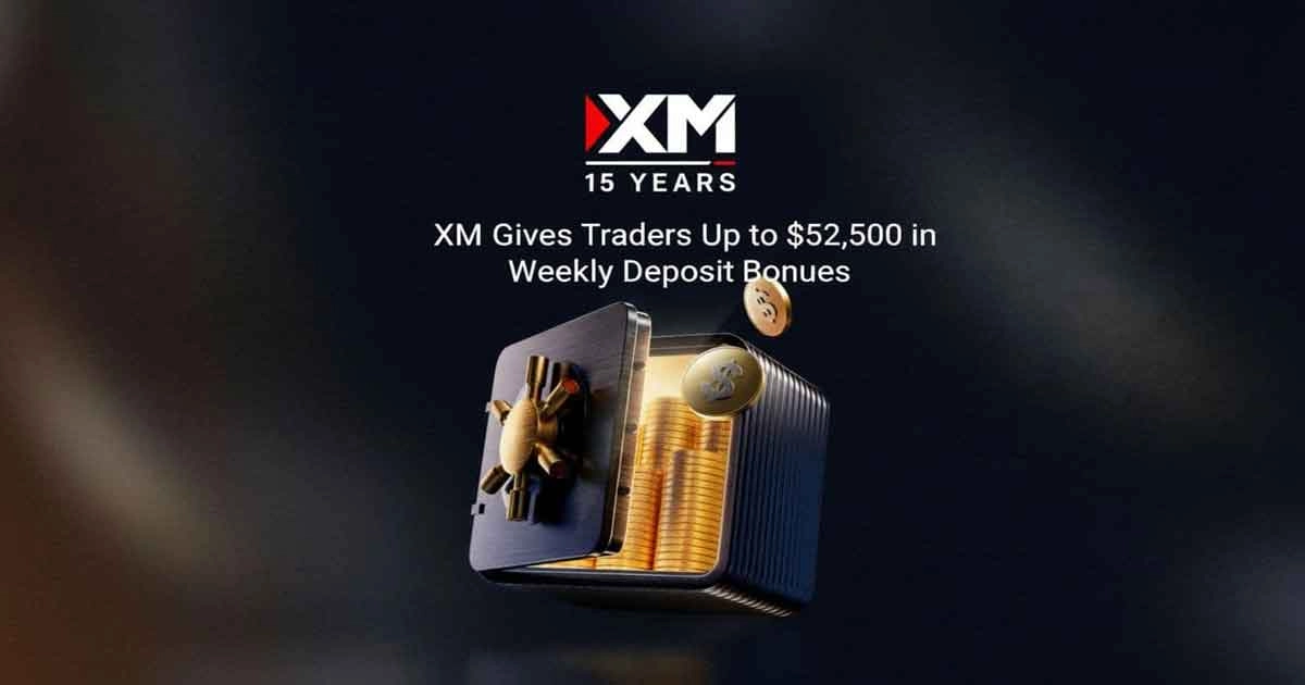 XM Gives Traders Up to $52500 in Weekly Deposit Bonuses
