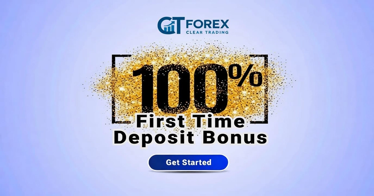 CTForex offers a 100% First Deposit Bonus
