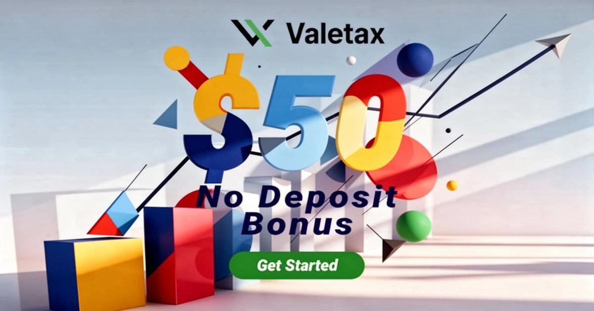 50 USD No Deposit Bonus from Valetax gives new traders