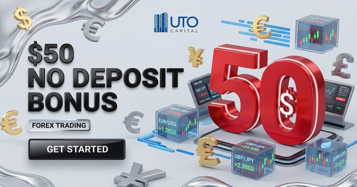 UTO Capital $50 No Deposit Bonus Start Trading Free