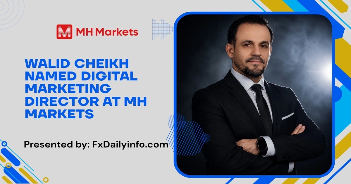Walid Cheikh promotion to Digital Marketing Director at MH Markets
