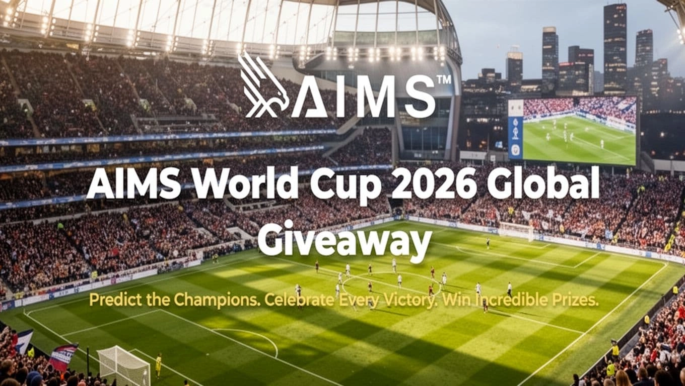 AIMS World Cup 2026 Global Giveaway is live now
