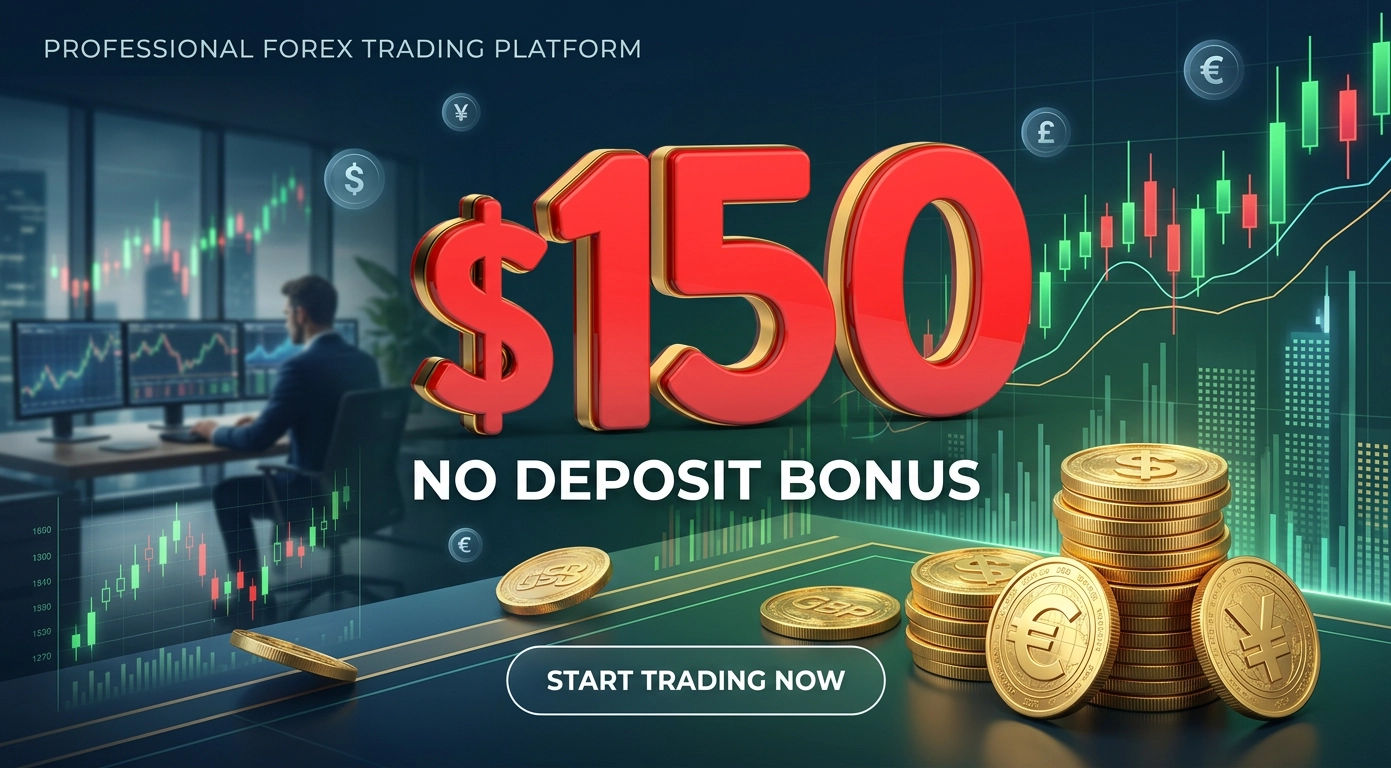 150 USD Forex No-Deposit Bonus From a Regulated Broker