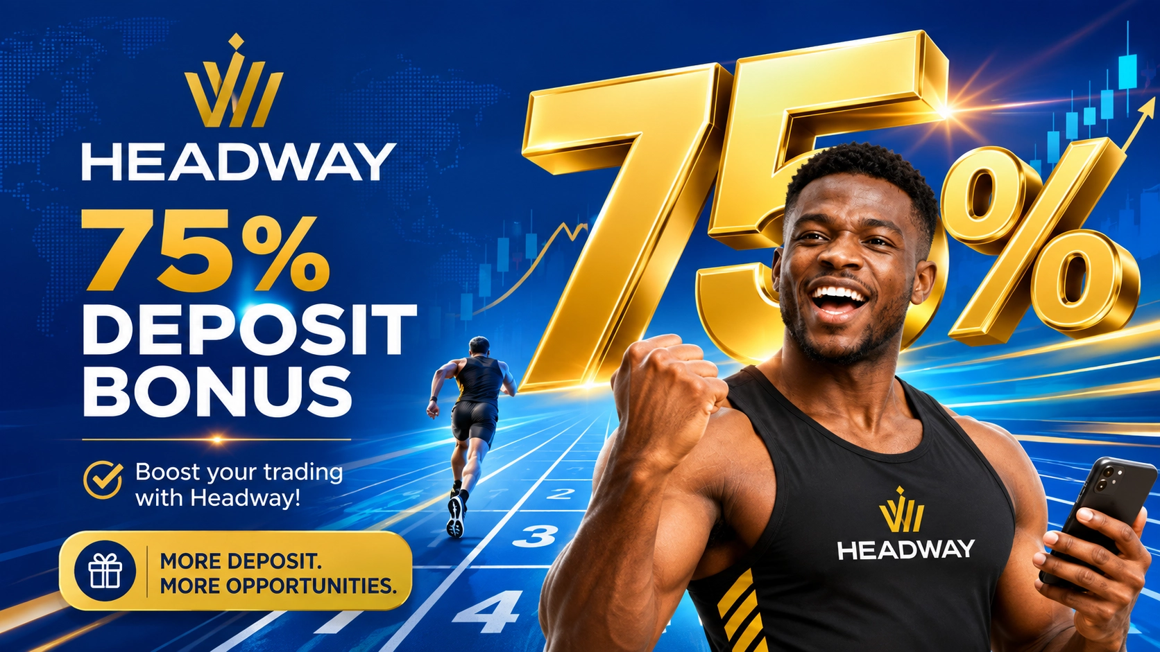 Headway 75% Deposit Bonus Learn how the offer works
