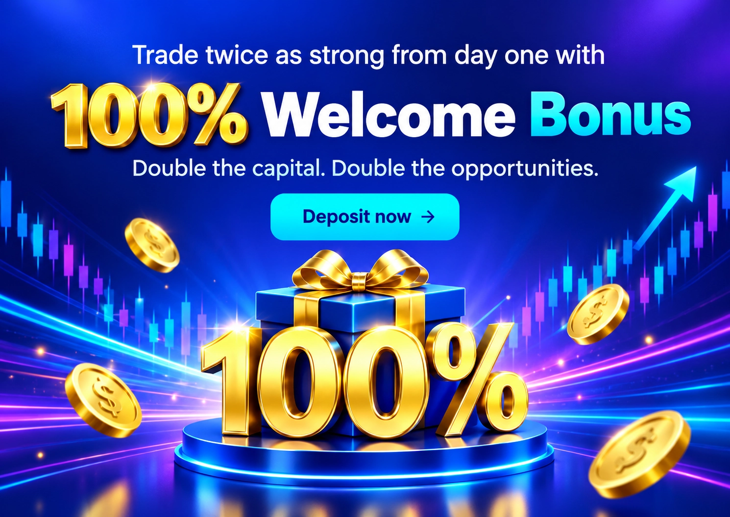 Get the facts on the 100% XM Welcome Bonus