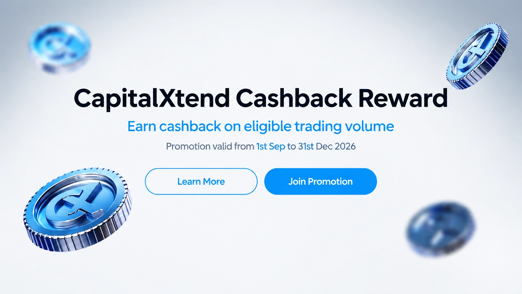CapitalXtend Cashback Reward and the program details