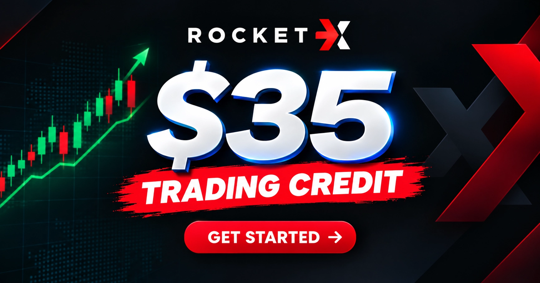 RocketX $35 Trading Credit Promotion Claim Yours Today