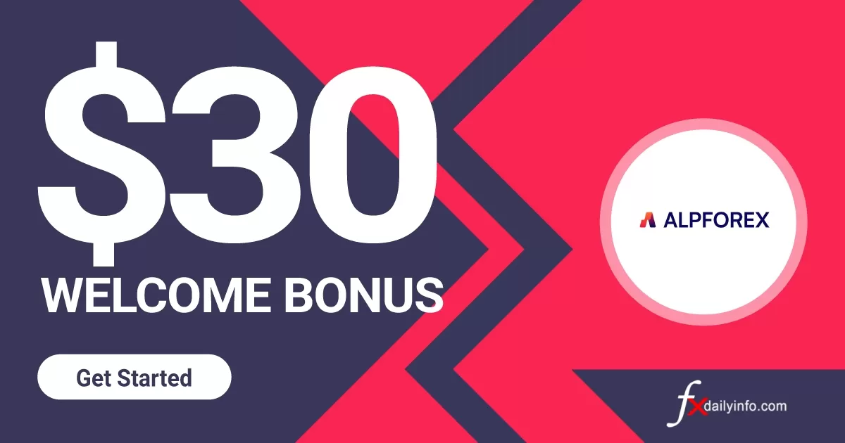 30 USD No Deposit Credit Bonus from ALPFOREX