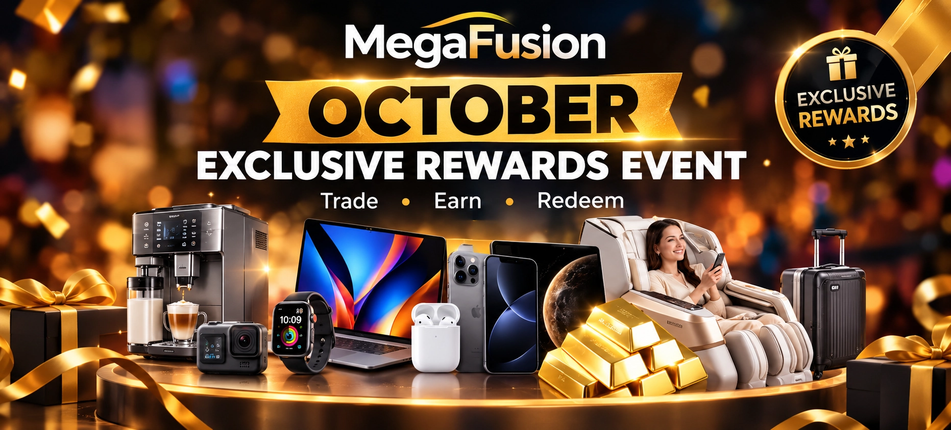 MegaFusion October Exclusive Rewards Event offers
