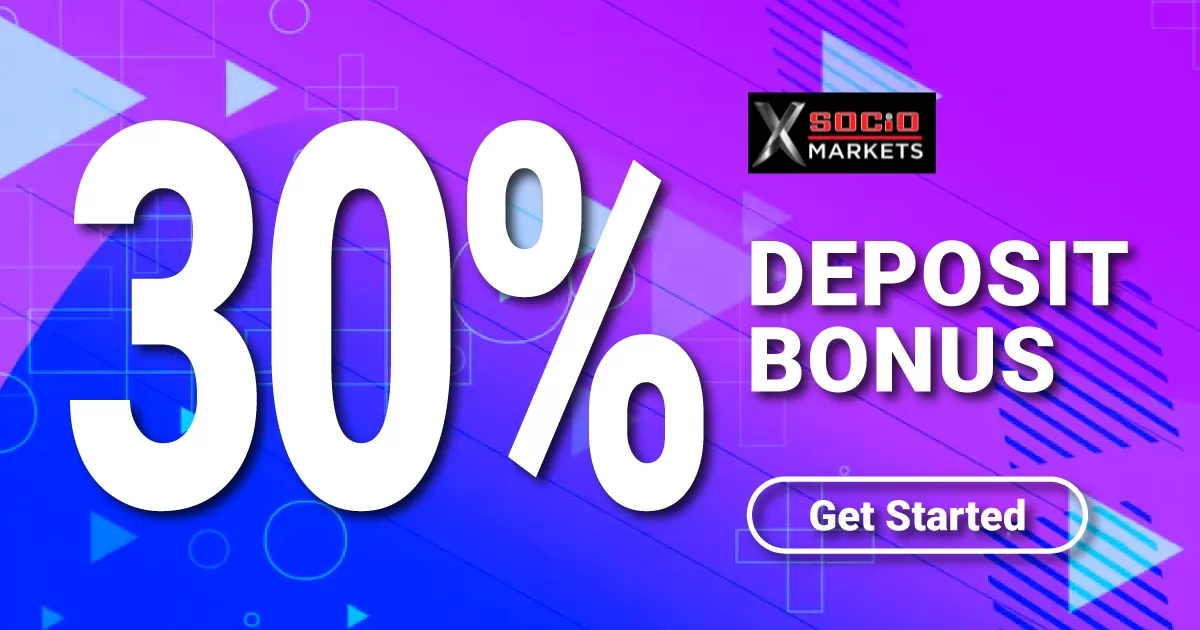 XSOCIO Markets 30% Forex Deposit Bonus