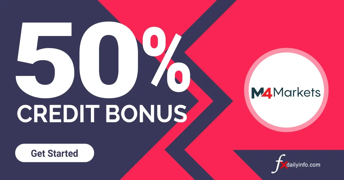 M4Markets 50% Forex Trading Credit Bonus for you
